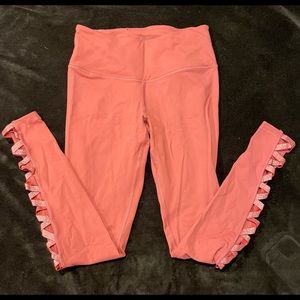 Victoria’s Secret leggings - Size small - sparkle laces on legs